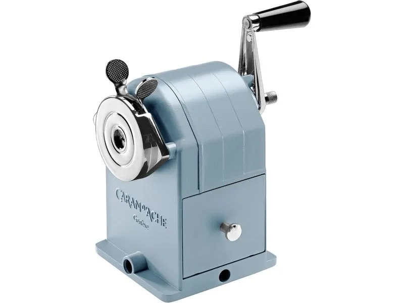 Caran d'Ache Spitzer SPITZMASCHINE METALL WEIHNACHT 25 Manuell, Blau