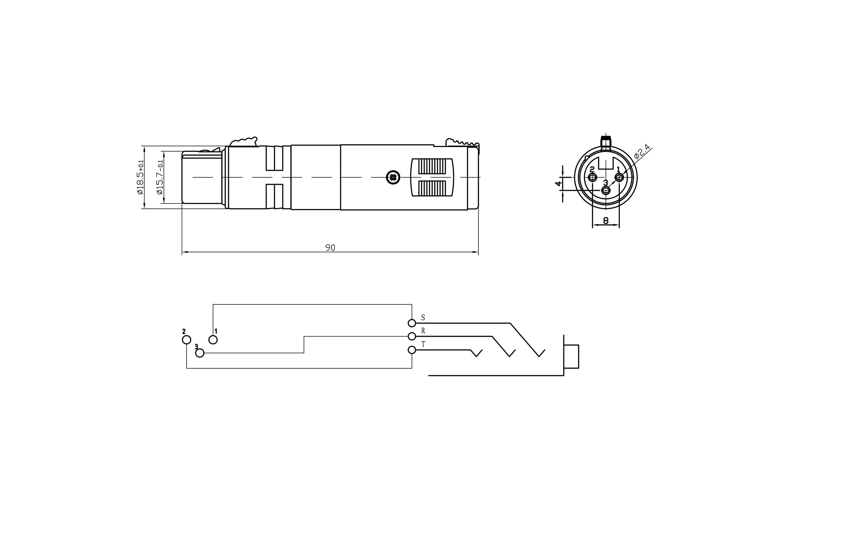 Bemero Audio-Adapter BA1103 XLR 3 Pole female - Klinke 6,3mm female