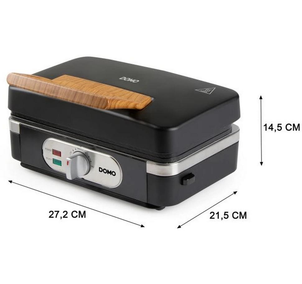 Domo Waffeleisen DO9278C , Schwarz