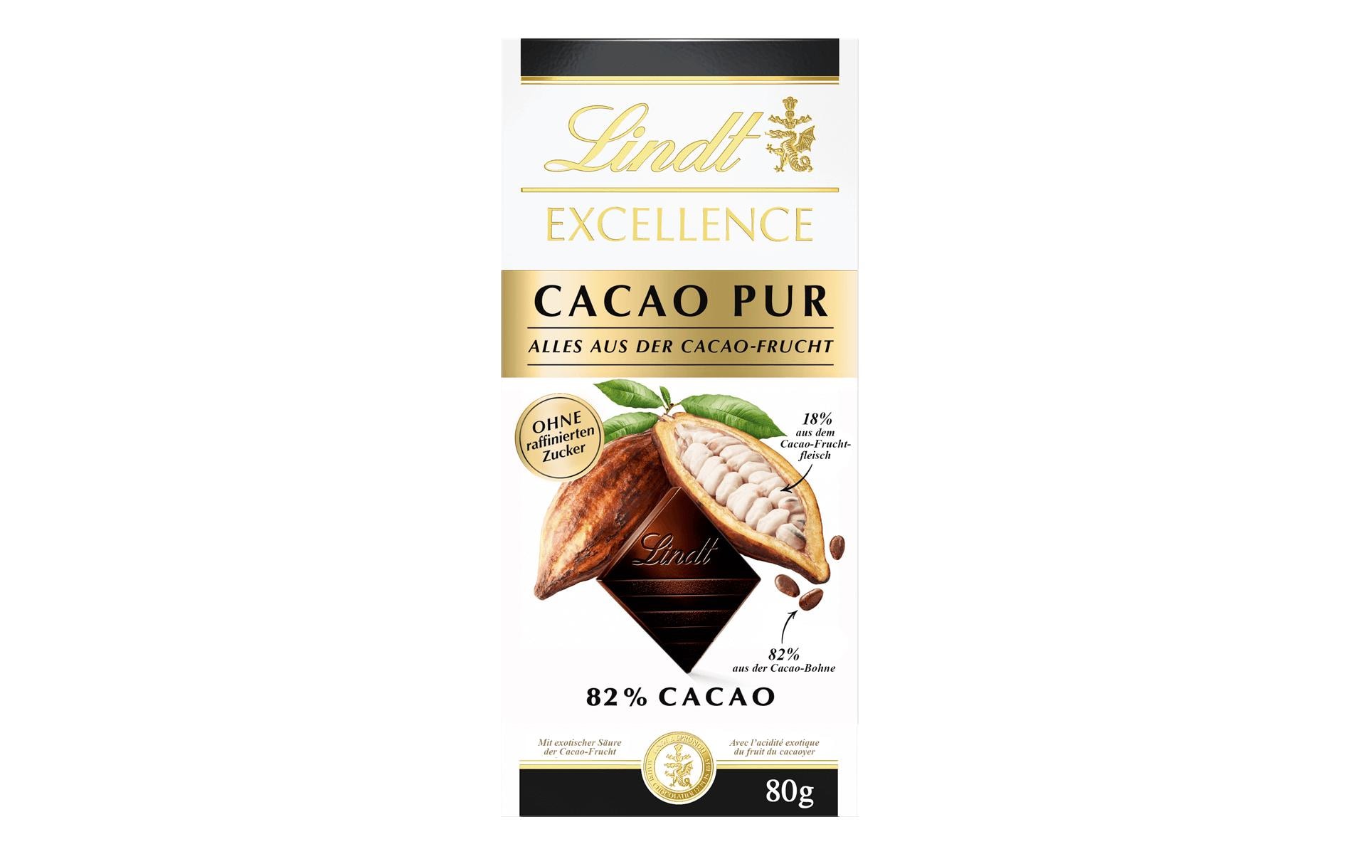 Lindt Tafel Excellence Dunkel Cocoa Pur 80 g