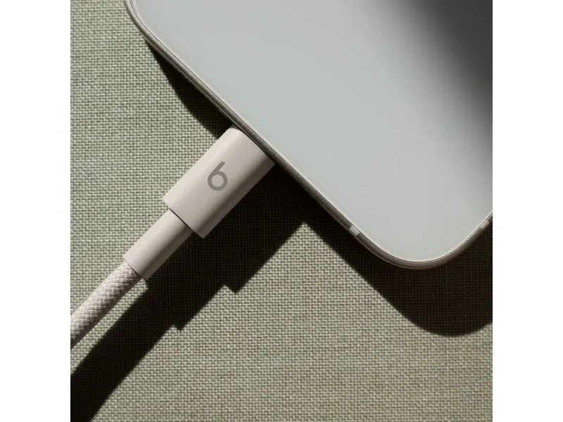 Apple Beats USB-C auf Lightning gewebtes Kabel, grau, 1.5 m