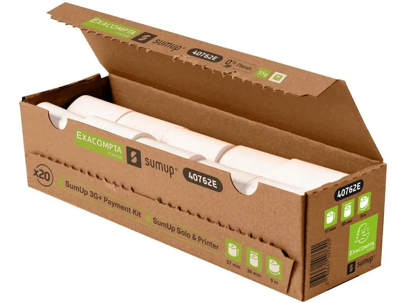 Exacompta Thermo-Papierrolle SumUp 20 Stück Exacompta Thermo-Papierrolle SumUp 20 Stück