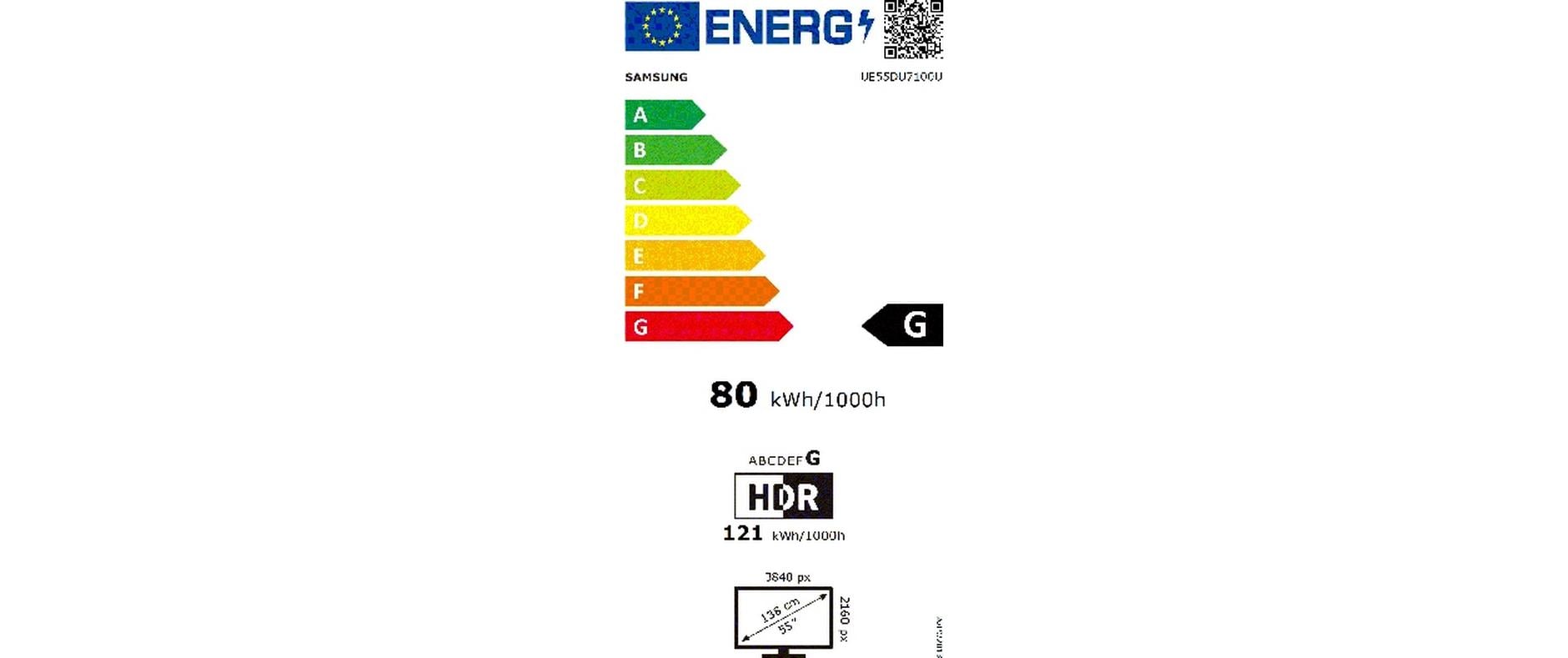 Samsung TV UE55DU7170 UXXN 55, 3840 x 2160 (Ultra HD 4K), LED-LCD