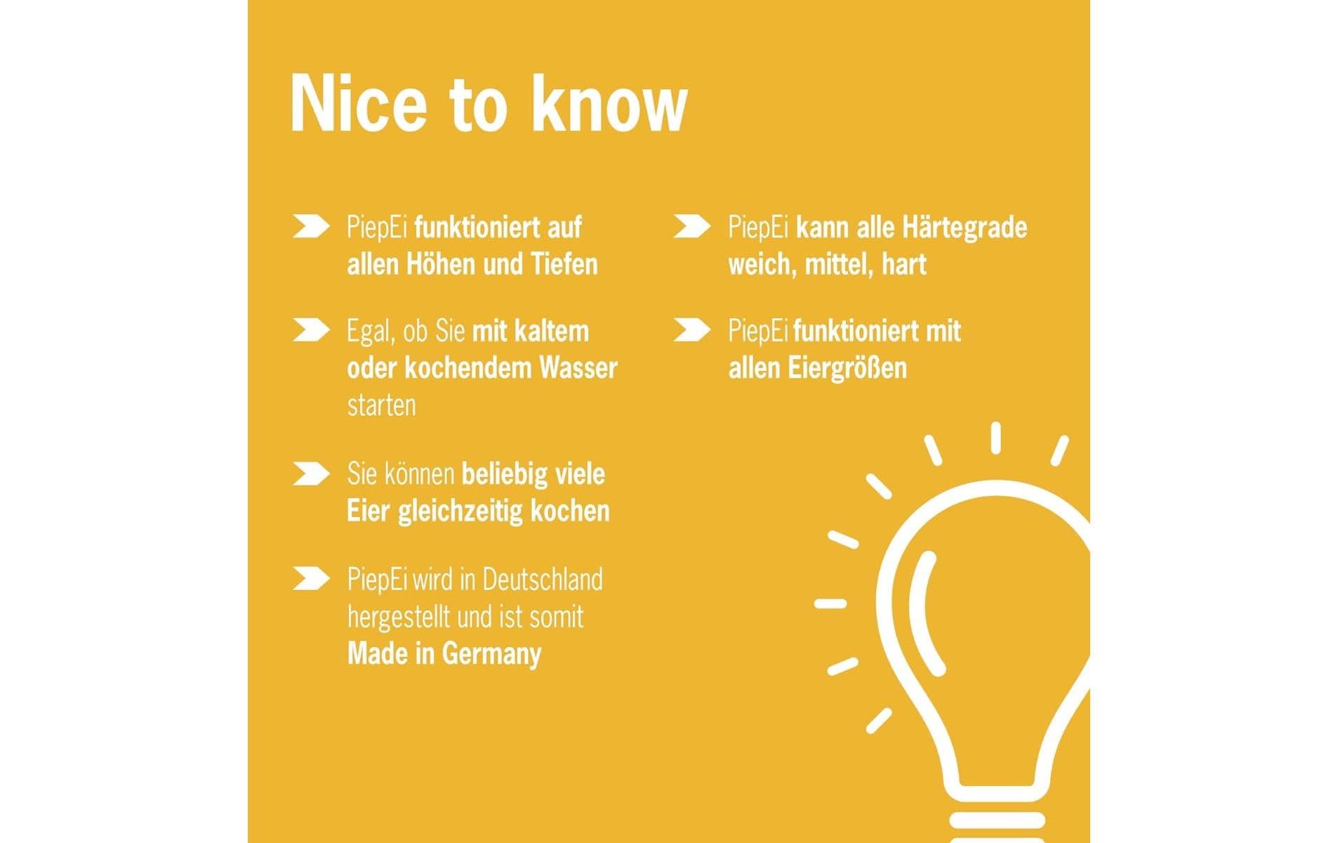 PiepEi Küchentimer Singende Eieruhr 60er, Rosa