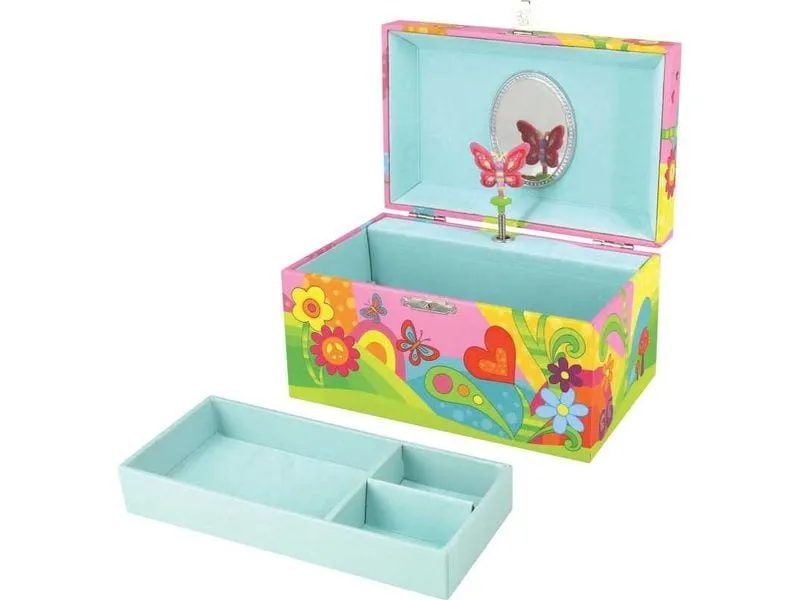 Goki Musikspieldose Schmetterlingswiese Melodie: Over the Rainbow Goki Musikspieldose Schmetterlingswiese Melodie: Over the Rainbow