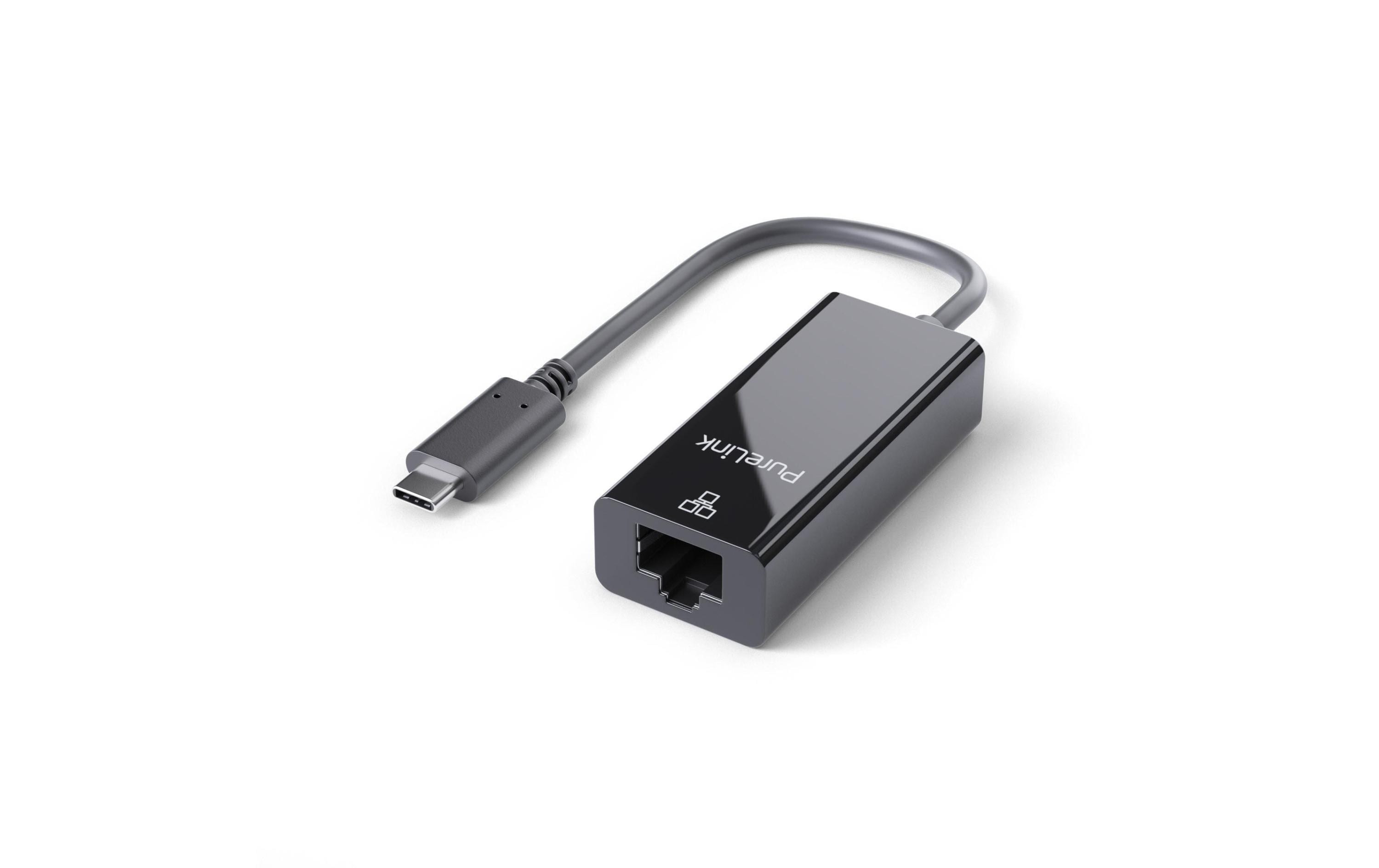 PureLink Netzwerk-Adapter IS261 USB-C - RJ-45, schwarz