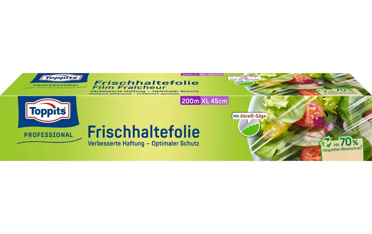 Toppits Frischhaltefolie XL 1 Stück, Transparent Toppits Frischhaltefolie XL 1 Stück, Transparent