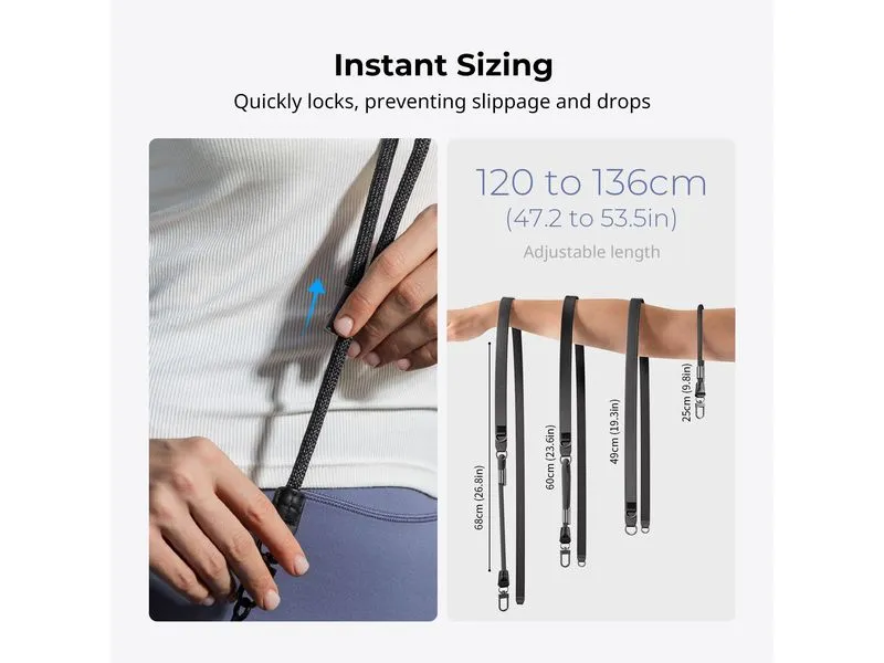 Smallrig 2-in-1-Schulterriemen für iPhone 18-Hüllen (schwarz) Smallrig 2-in-1-Schulterriemen für iPhone 18-Hüllen (schwarz)