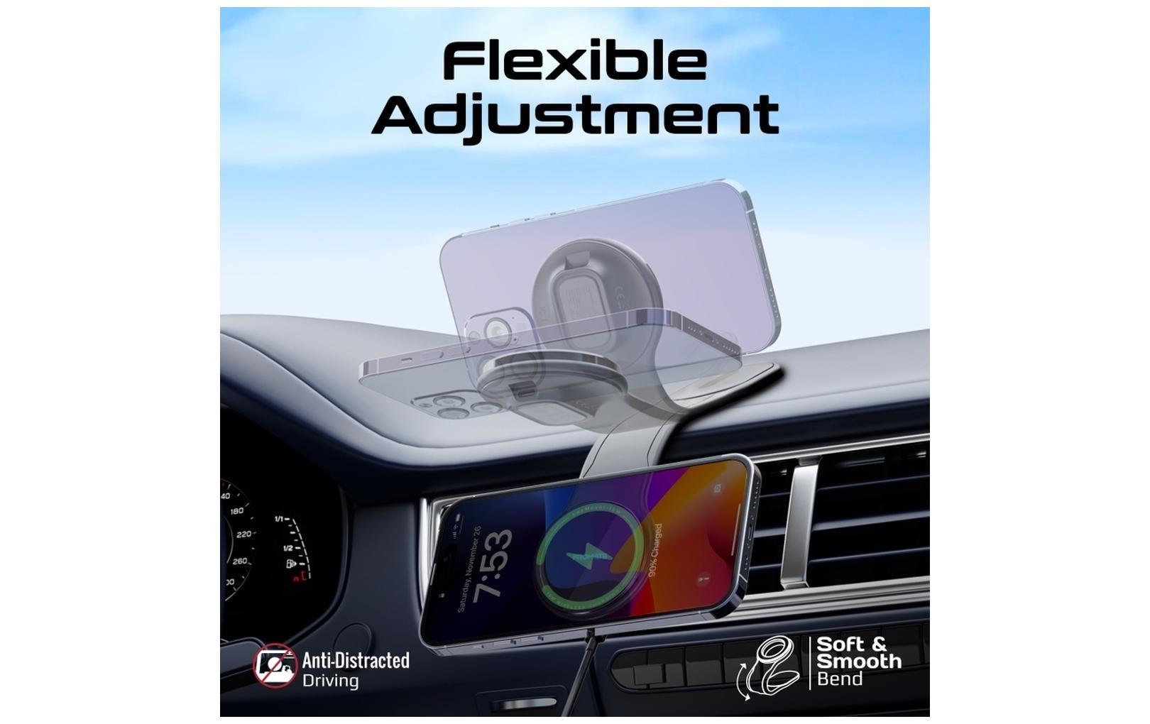 Promate Smartphone-Halterung LaxMount-15W