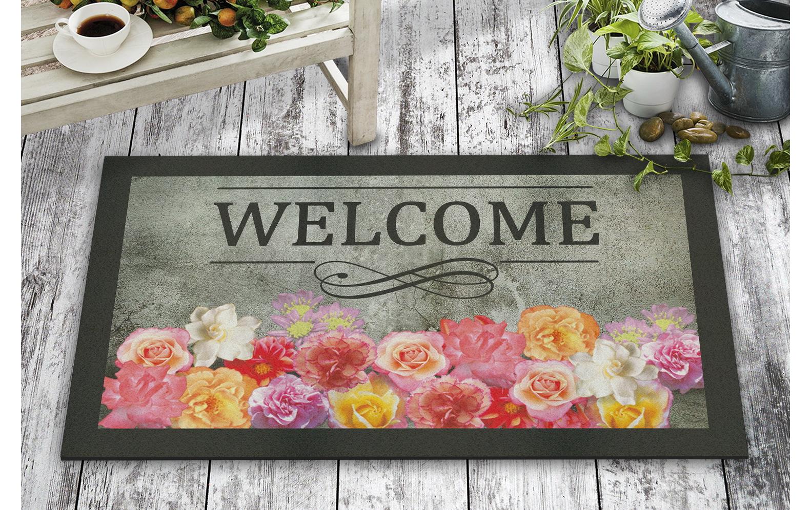 Conceptum Hypnose Fussmatte Rosen 45 cm x 70 cm