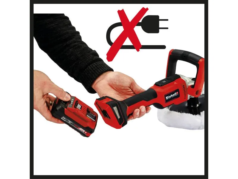 Einhell Automotive Akku-Poliermaschine CE-CP 18/180 Li E-Solo