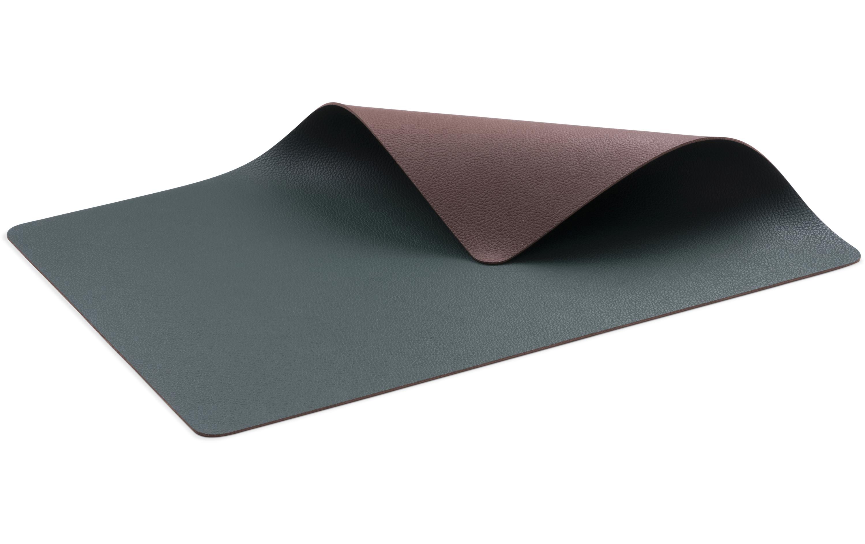 Bitz Tischset 33 cm x 46 cm, 4 Stück, Grün/Braun