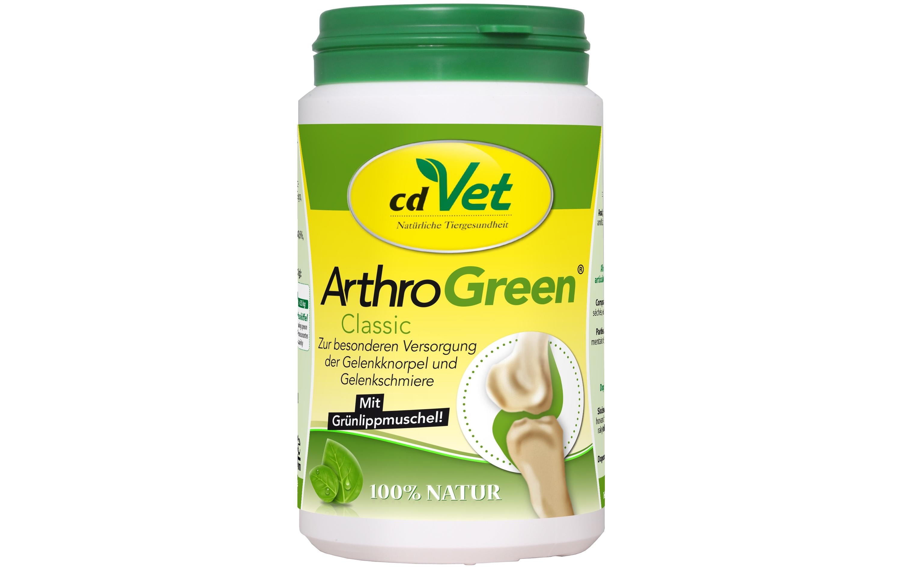 cdVet Hunde-Nahrungsergänzung ArthroGreen Classic, 165 g cdVet Hunde-Nahrungsergänzung ArthroGreen Classic, 165 g