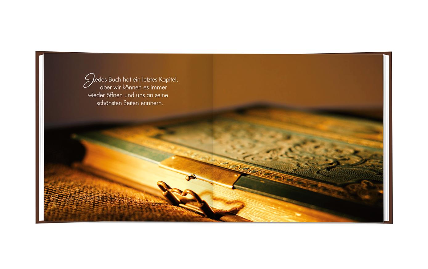 Grafik Werkstatt Minibuch Erinnerungen an einen lieben Menschen