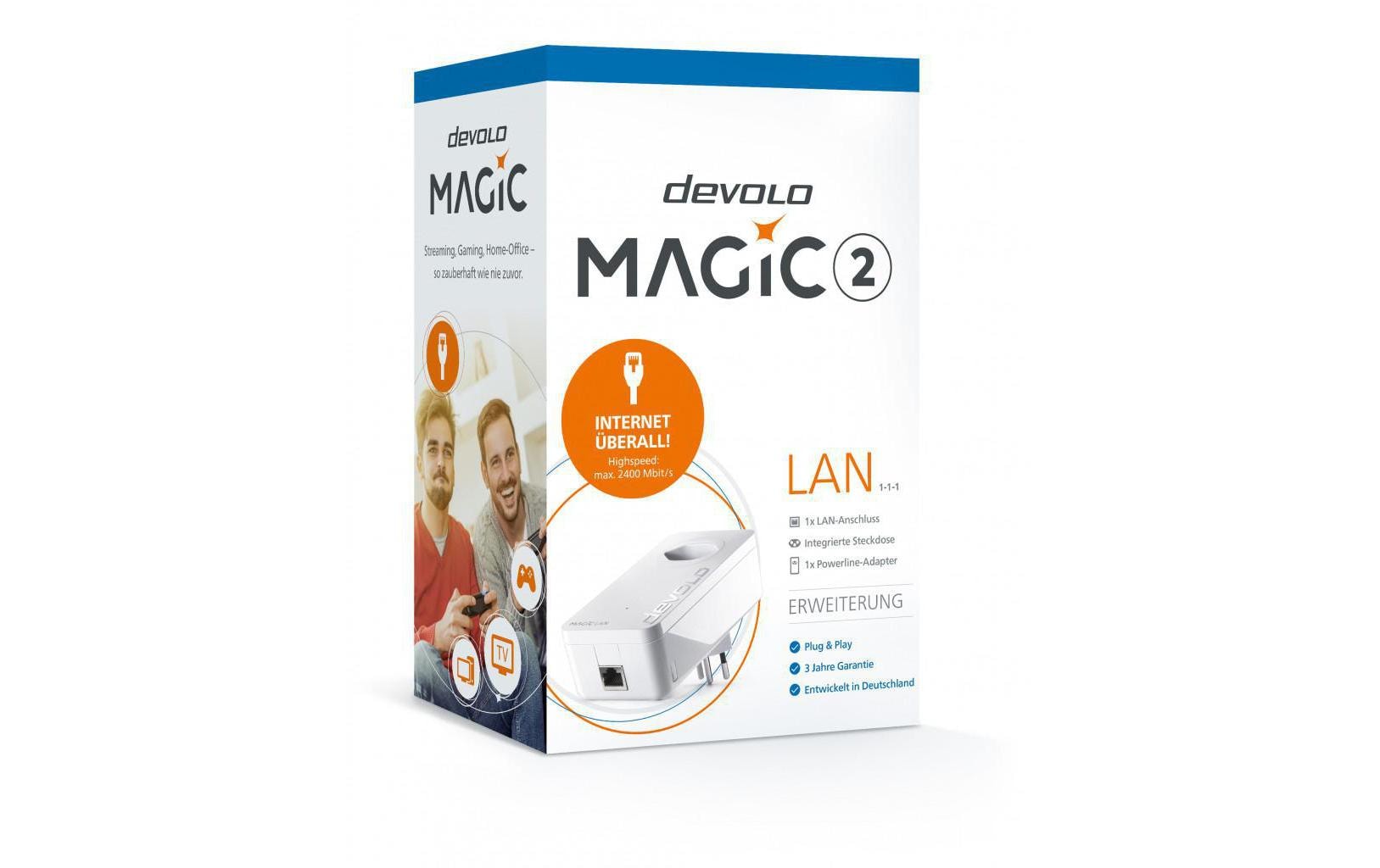 devolo Powerline Magic 2 LAN Erweiterungsadapter
