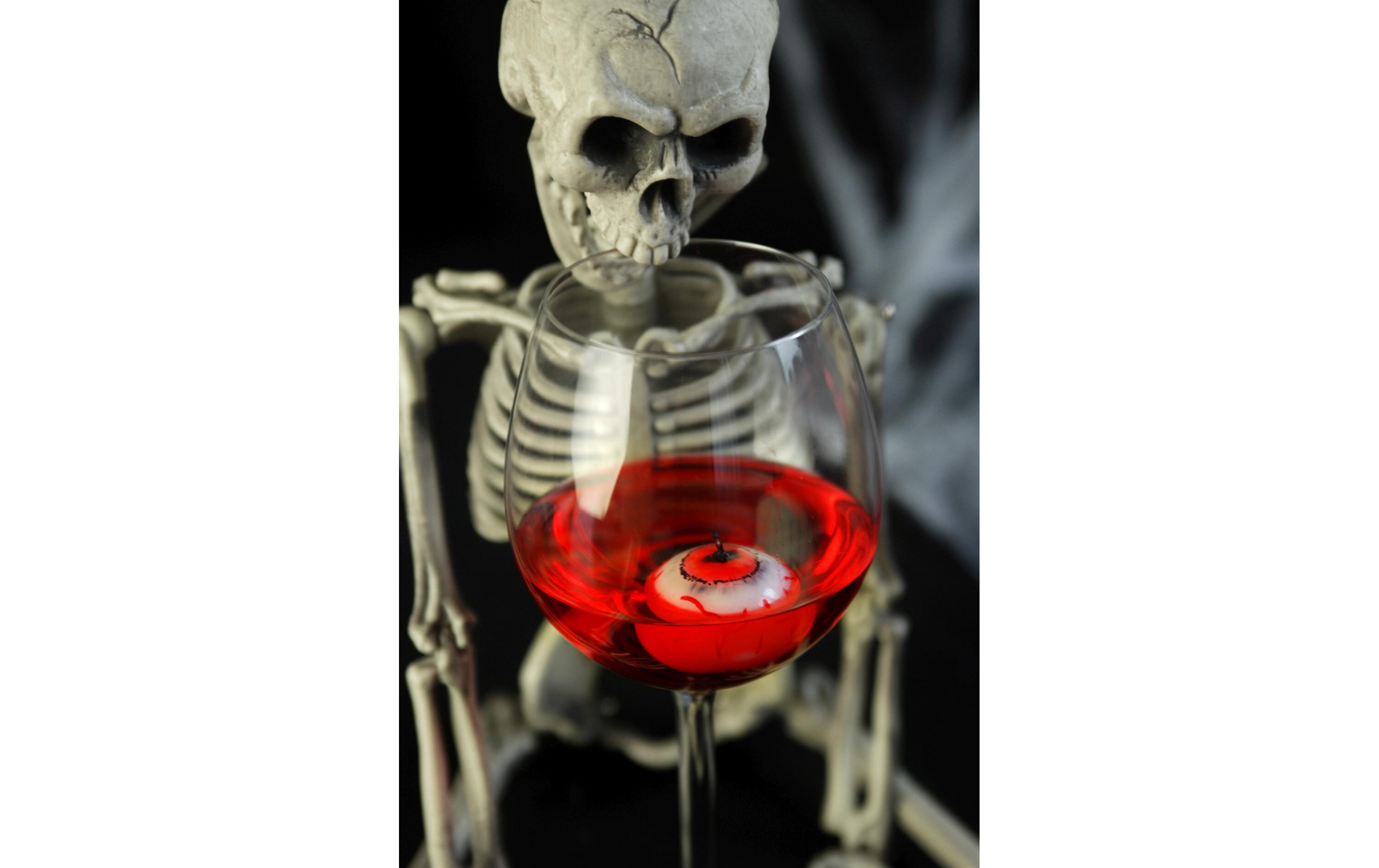 Partydeco Kerzen Schwimmendes Auge 4 cm, 25 Kerzen