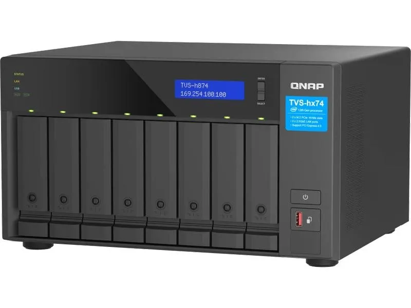 QNAP NAS TVS-H874T-I7-32G 8 bay QNAP NAS TVS-H874T-I7-32G 8 bay