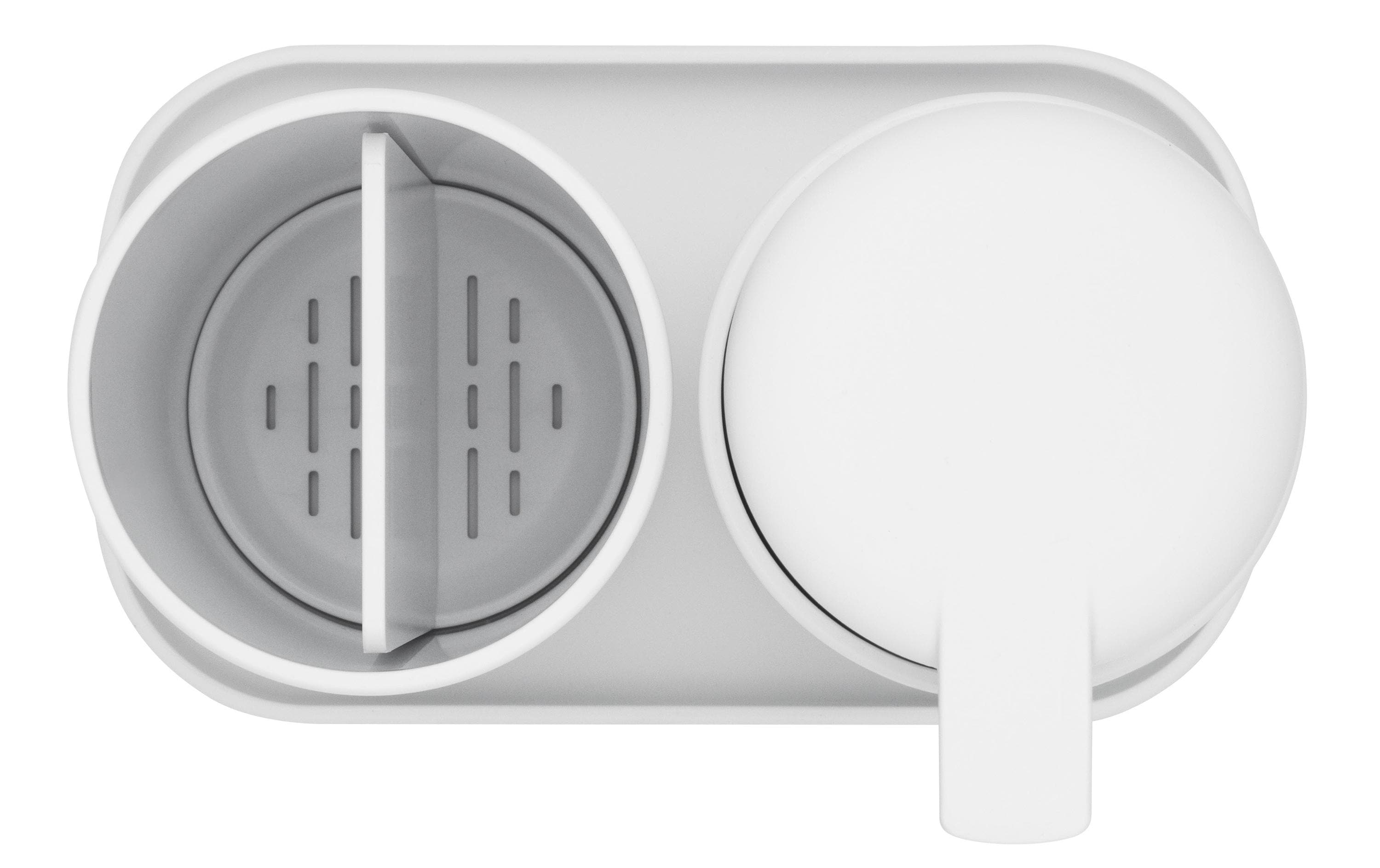 Brabantia Seifenspender-Set ReNew mit Zahnputzbecher und Schale Weiss