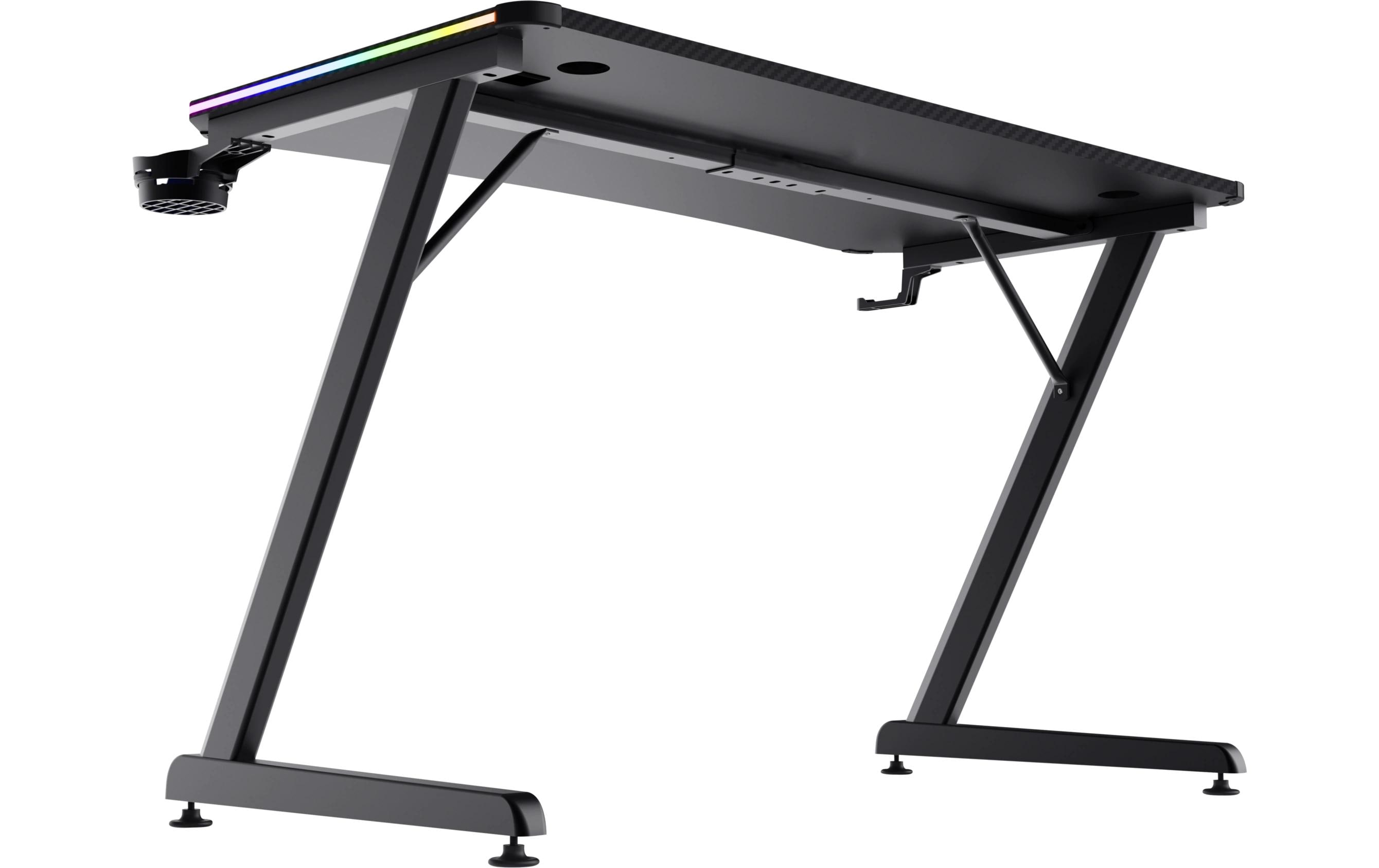 Trust Gaming Tisch GXT 709 Luminus RGB Schwarz