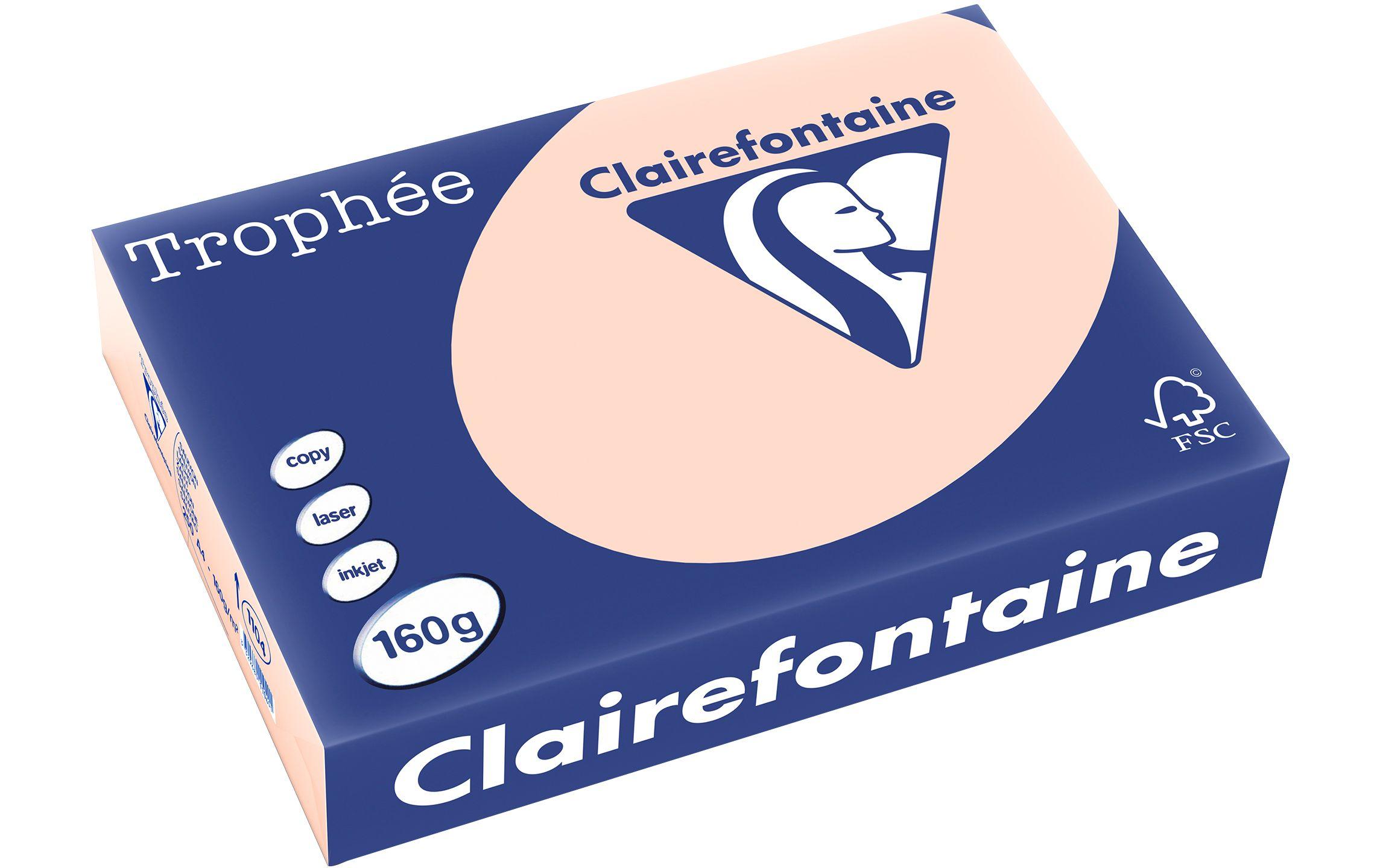 Clairefontaine Kopierpapier Trophée Colored Copy FSC A4, Rot, 160 g/m²