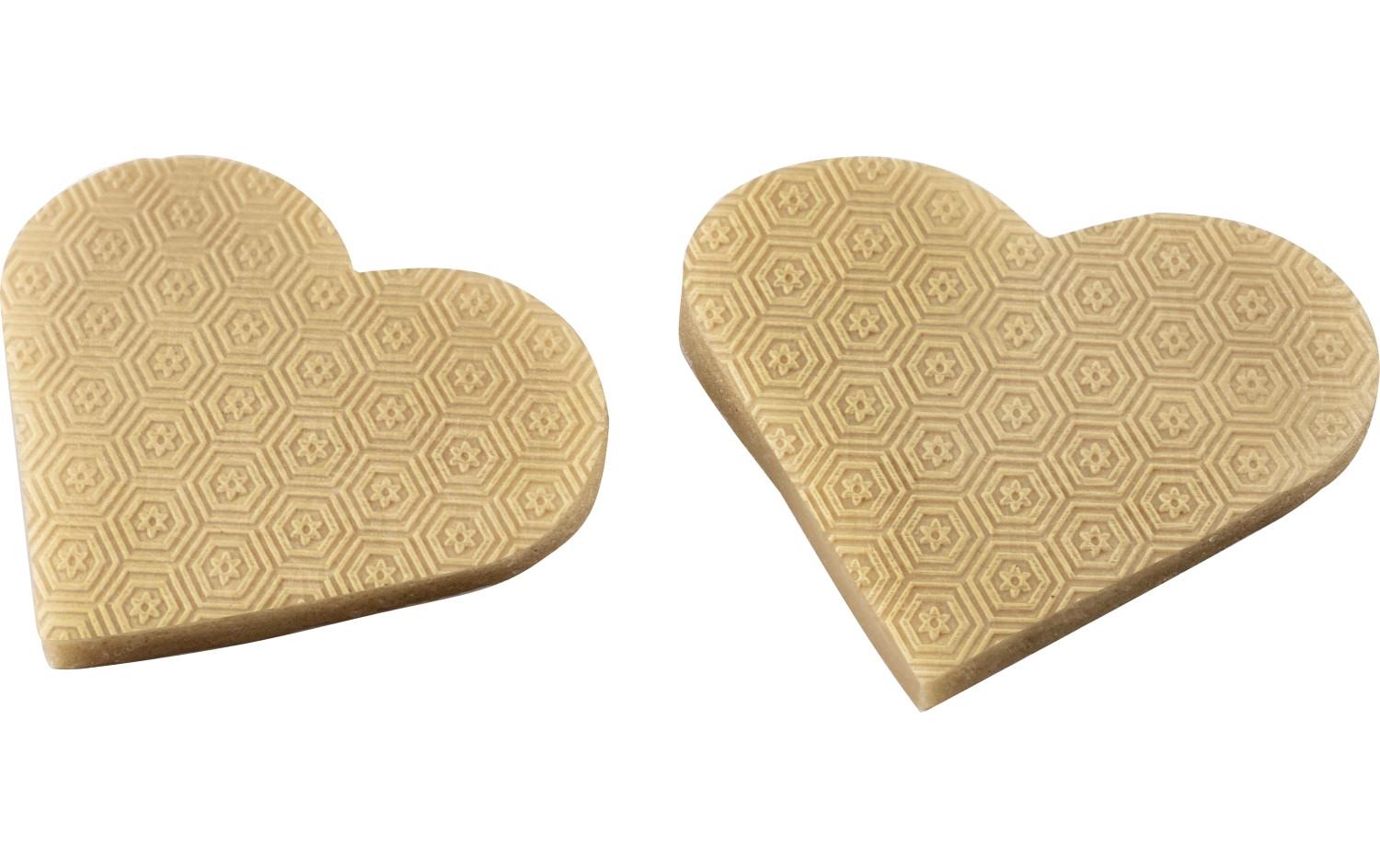 Ibili Wallholz mit Muster Deko 39.5 x 5 cm, Braun