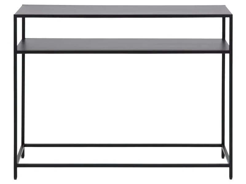 AC Design Konsolentisch Newcastle 100 x 35 x 79 cm, Schwarz AC Design Konsolentisch Newcastle 100 x 35 x 79 cm, Schwarz
