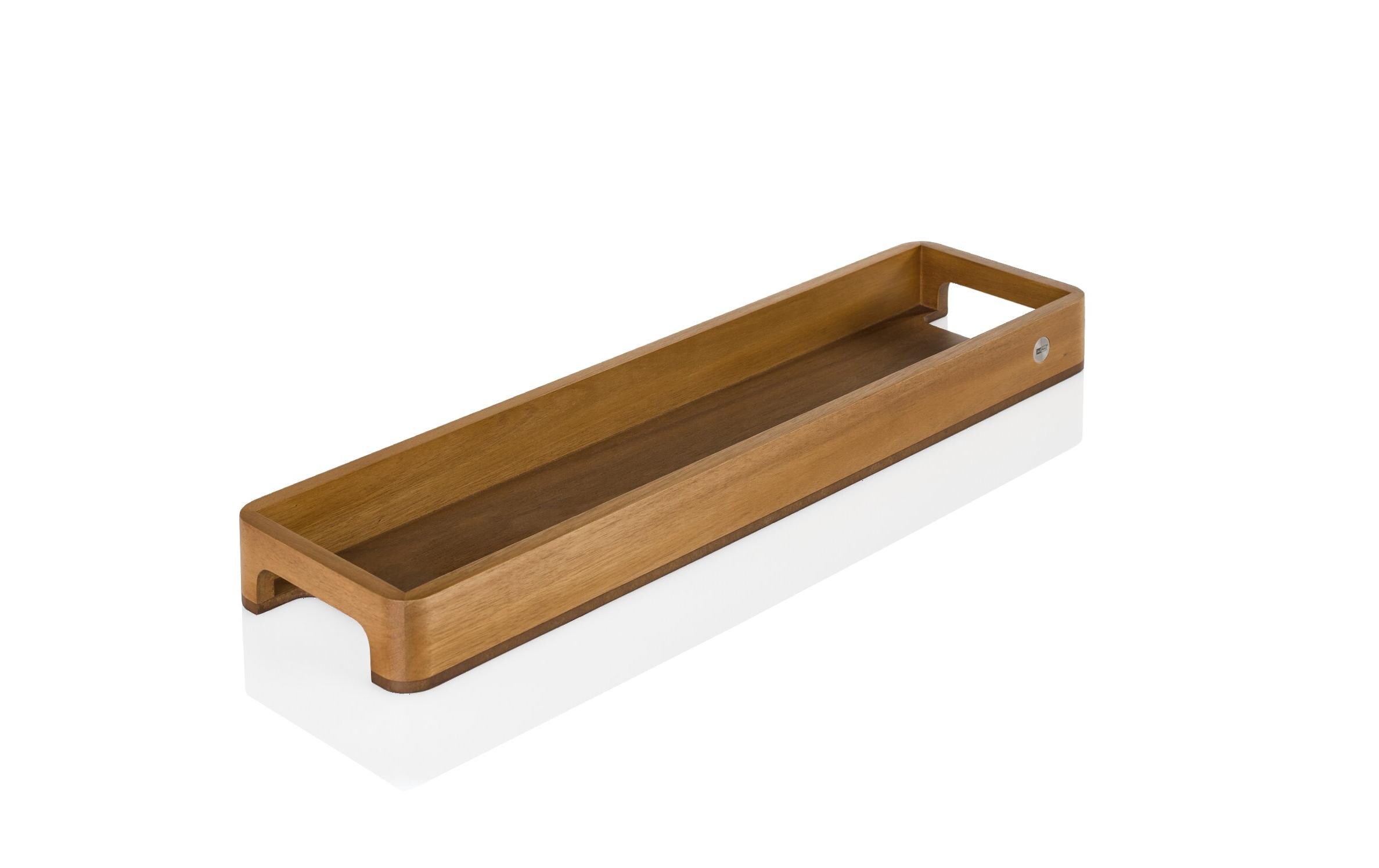 AdHoc Serviertablett Serve Slim 60 x 15.5 cm, Walnuss