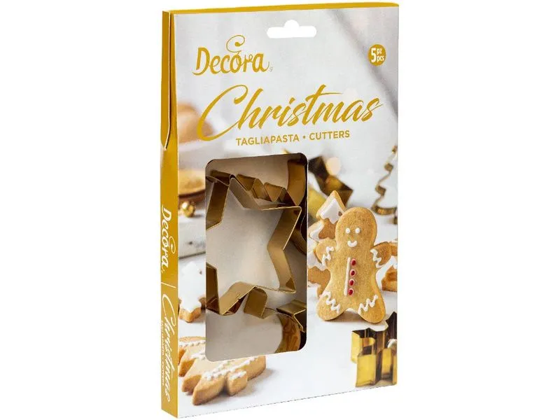 Decora Ausstechformen Set Weihnachten - 5 Stk Decora Ausstechformen Set Weihnachten - 5 Stk