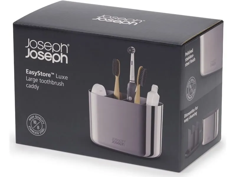 Joseph Joseph Zahnputzbecher EasyStore Lux, Edelstahl Joseph Joseph Zahnputzbecher EasyStore Lux, Edelstahl