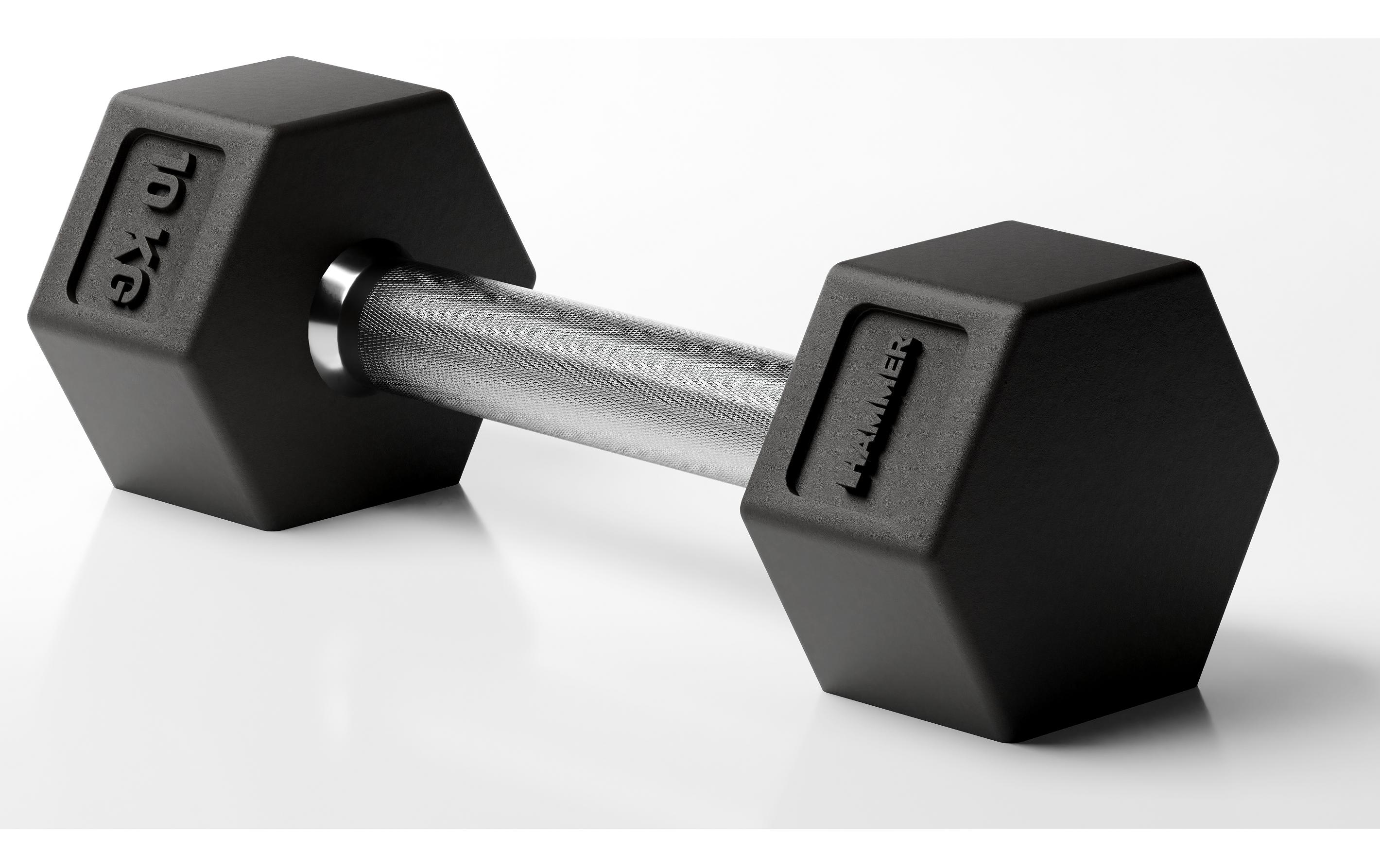 HAMMER Kurzhantel Hexagon PRO 1 x 10 kg HAMMER Kurzhantel Hexagon PRO 1 x 10 kg