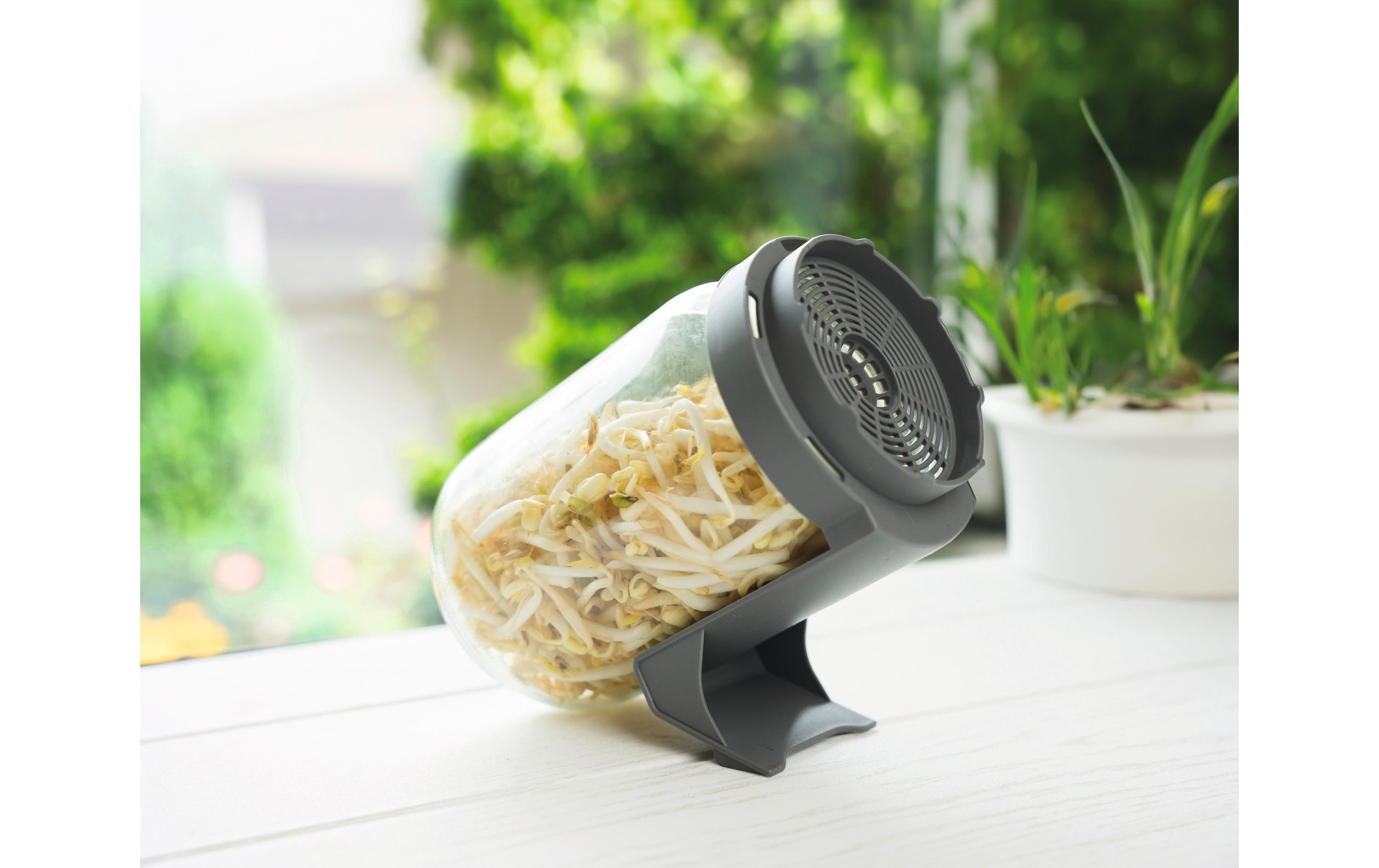 Romberg Sprossenglas mit Siebdeckel, 720 ml