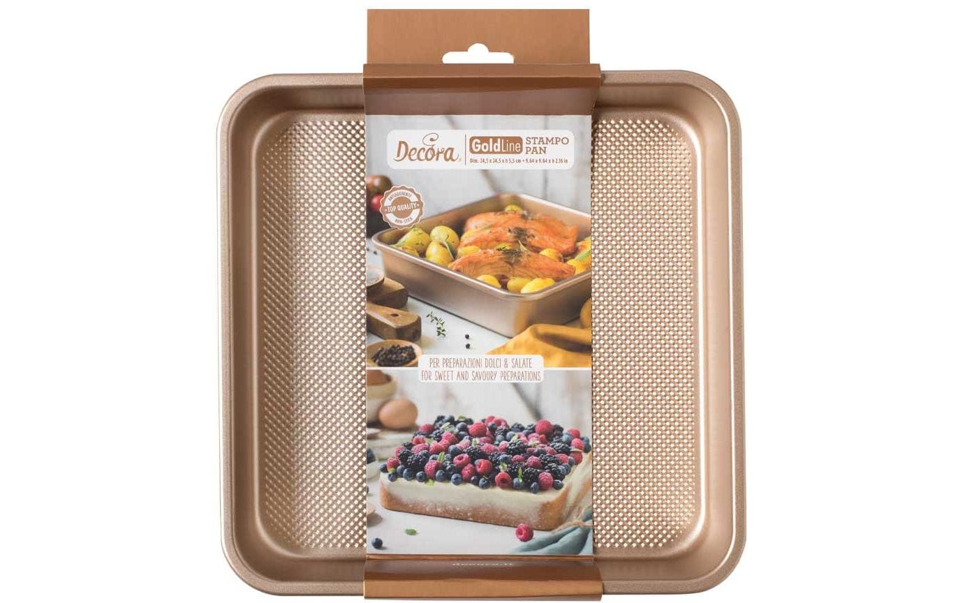 Decora Backform Rose Gold 1 Stück, 24.5 x 24.5 x 5.5 cm