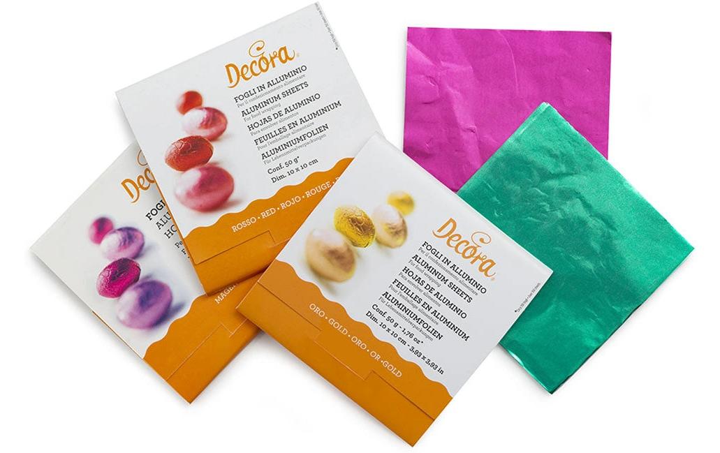 Decora Guetzli-Verpackung Aluminiumfolie Pink, 150 Blatt