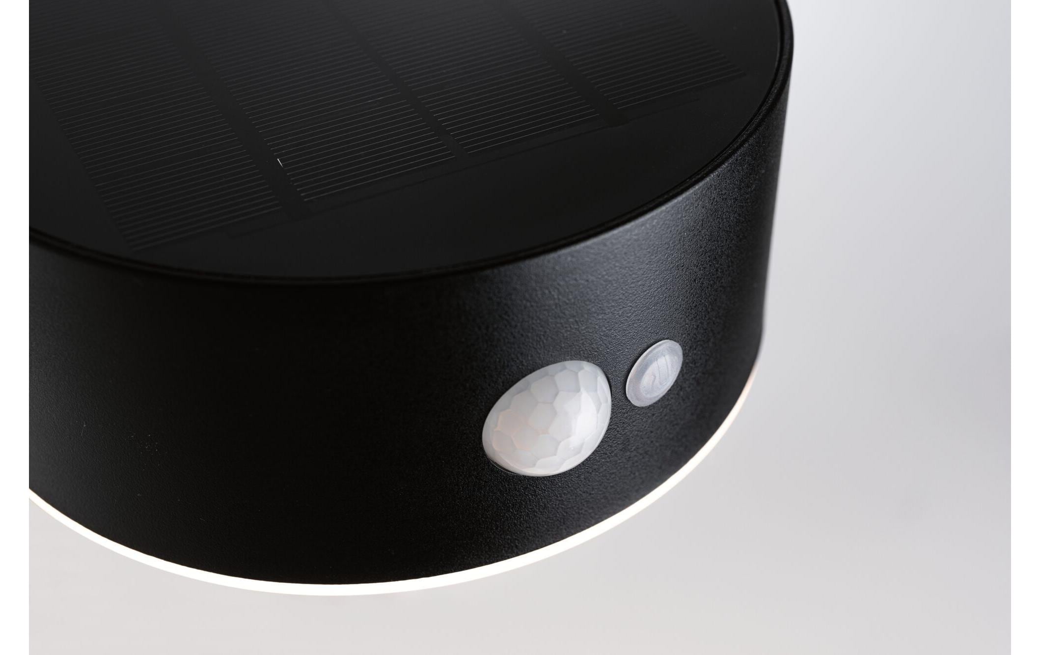 Paulmann Wandleuchte Solar Eileen, 2200K, Schwarz