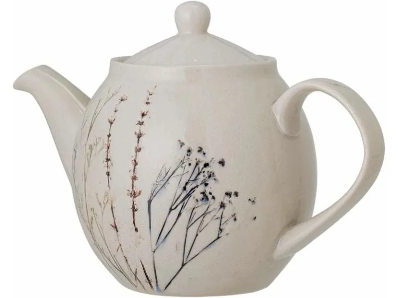 Bloomingville Teekanne Bea, Steingut, Natur Bloomingville Teekanne Bea, Steingut, Natur