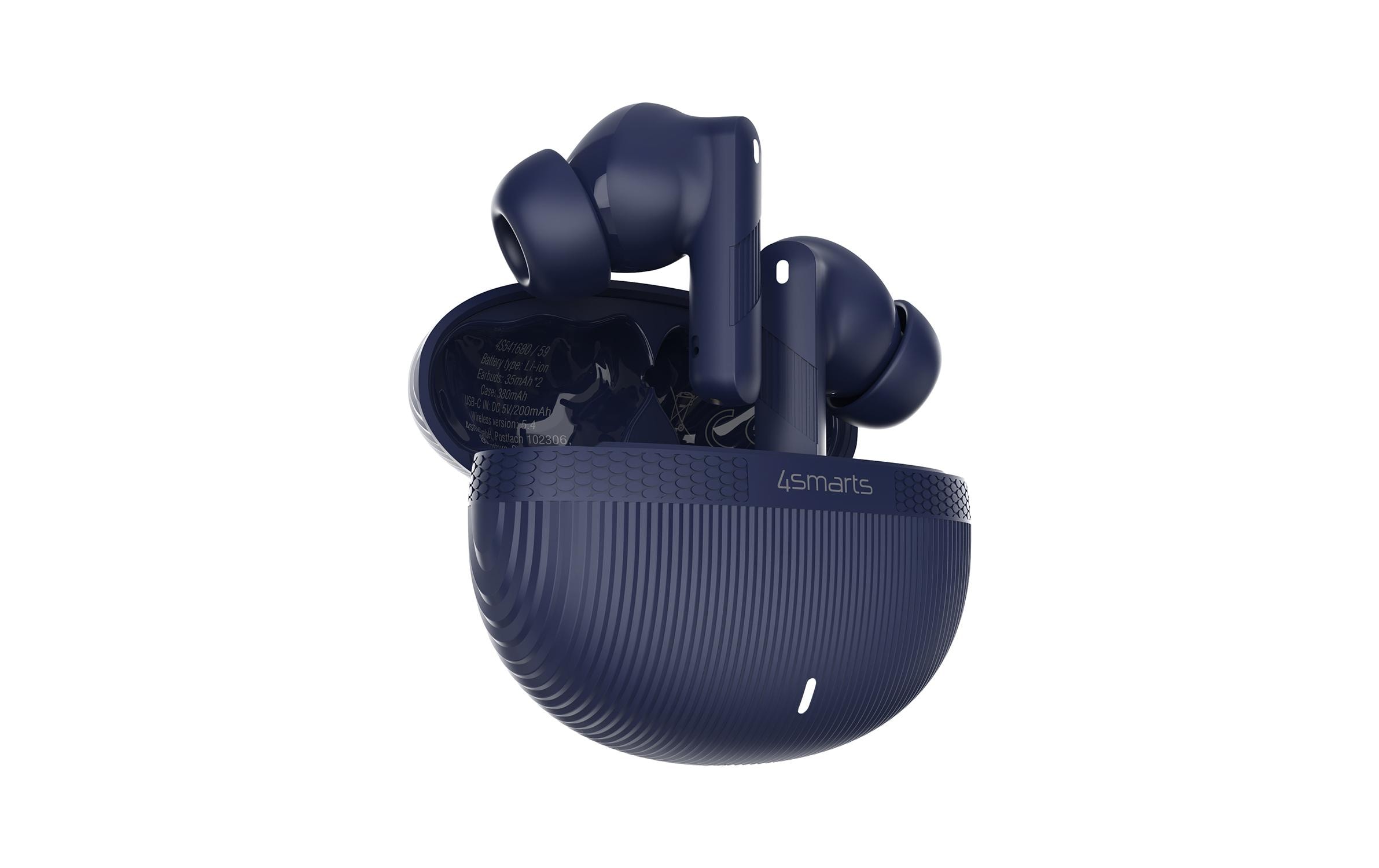 4smarts Wireless In-Ear-Kopfhörer SkyBuds Pro ANC Dunkelblau