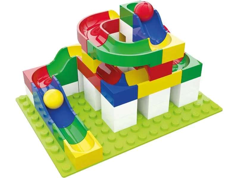 Hubelino Kugelbahn Baukasten Mini 45 Teile