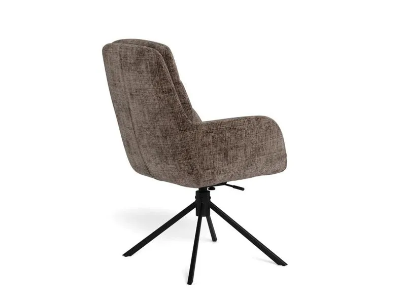 AC Design Stuhl Edgar Braun/Schwarz, 2 Stück