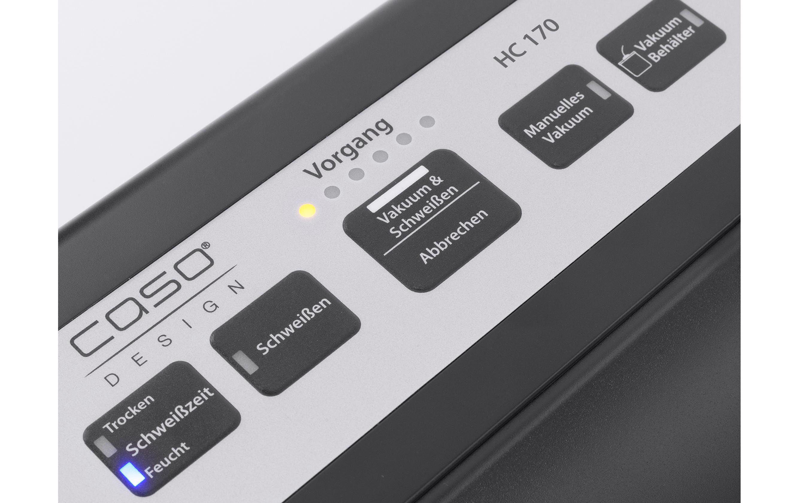 Caso Vakuumiergerät HC 170 Schwarz Caso Vakuumiergerät HC 170 Schwarz