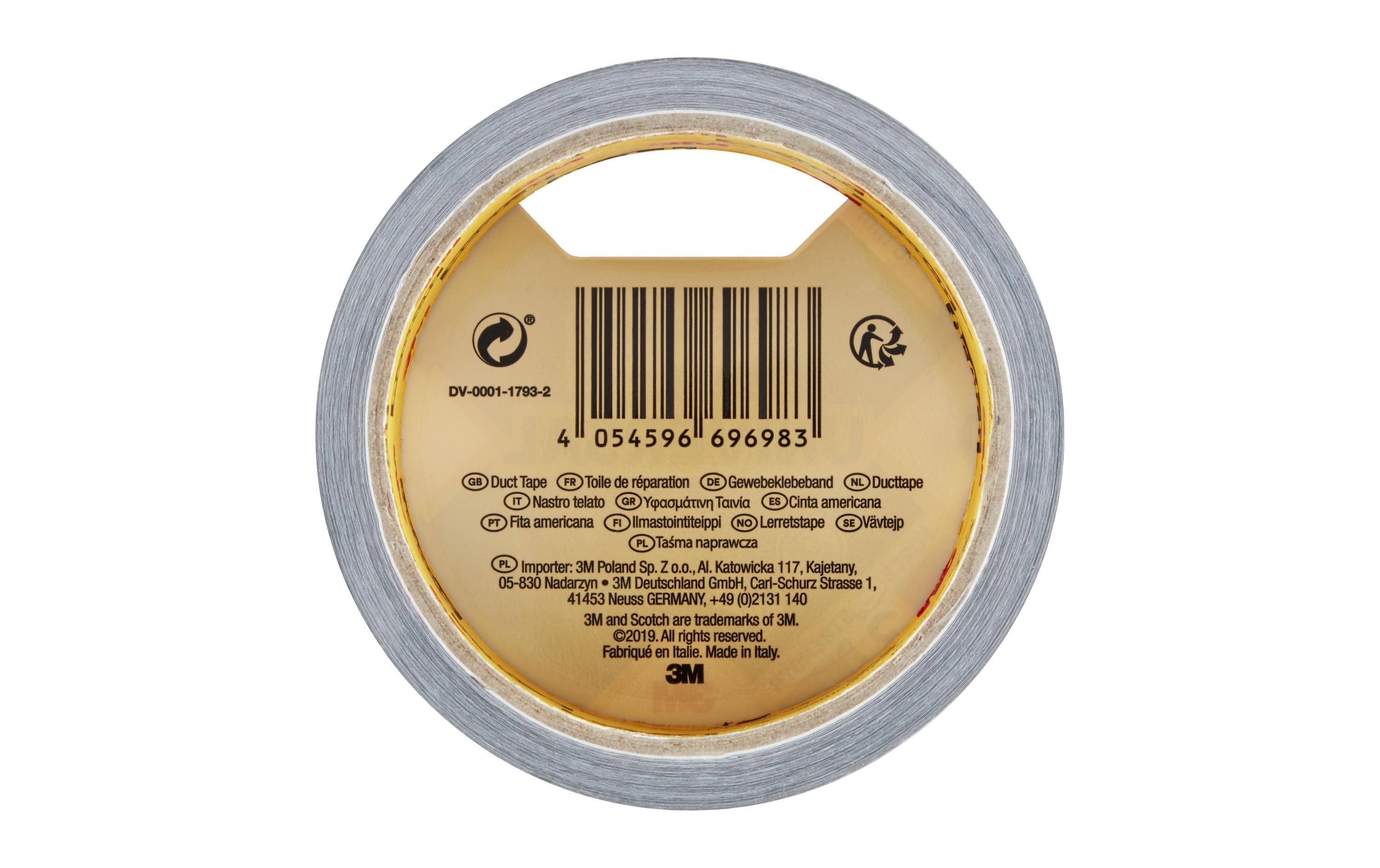 3M Klebeband Scotch Universal 48 mm x 10 m, Schwarz