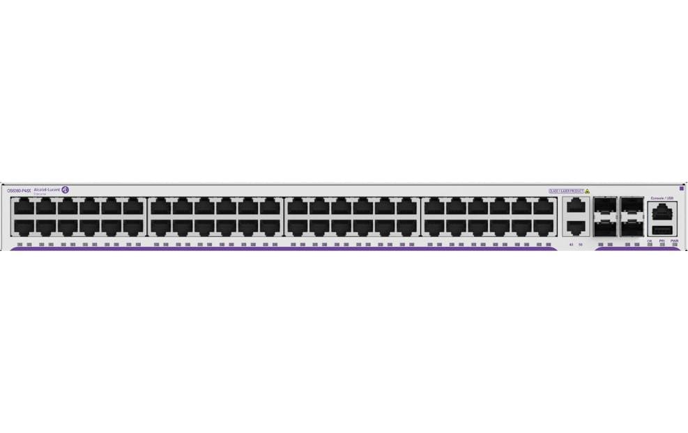Alcatel-Lucent PoE+ Switch OmniSwitch OS6360-P48X 52 Port