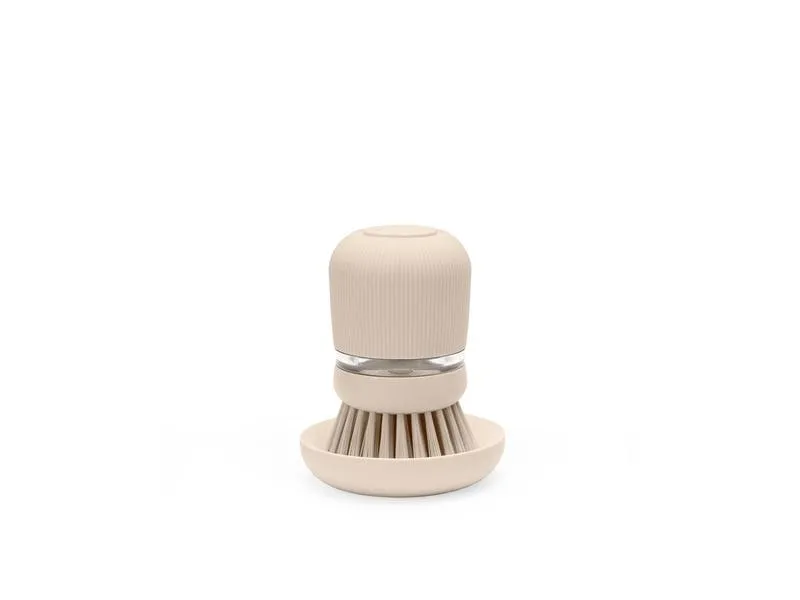 Brabantia Spülbürste mit Seifenspender PerfectFit Beige