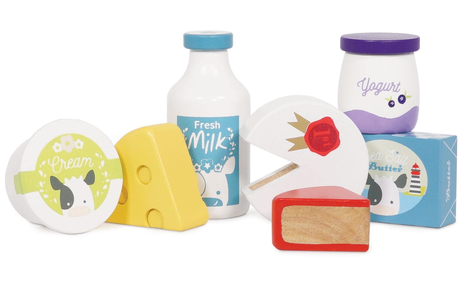 LE TOY VAN Spiel-Lebensmittel Käse- und Milchkiste