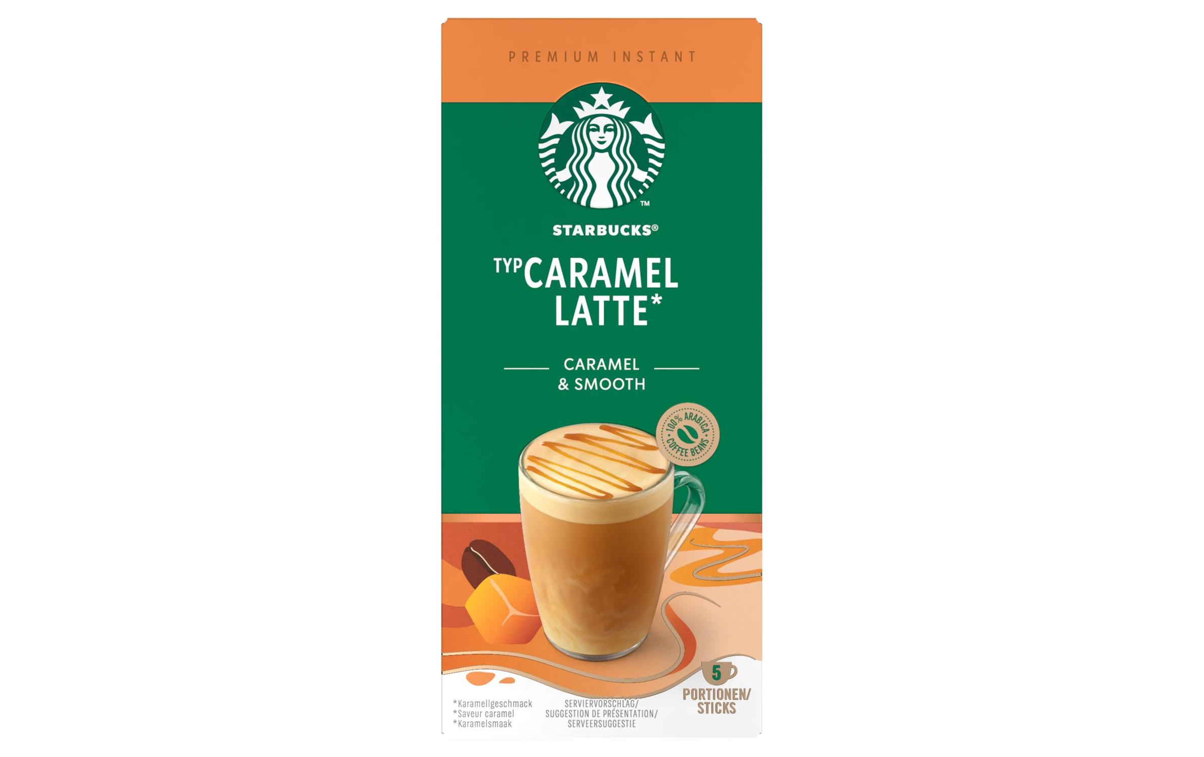 Starbucks Instant Kaffee Caramel Latte 5 Stück