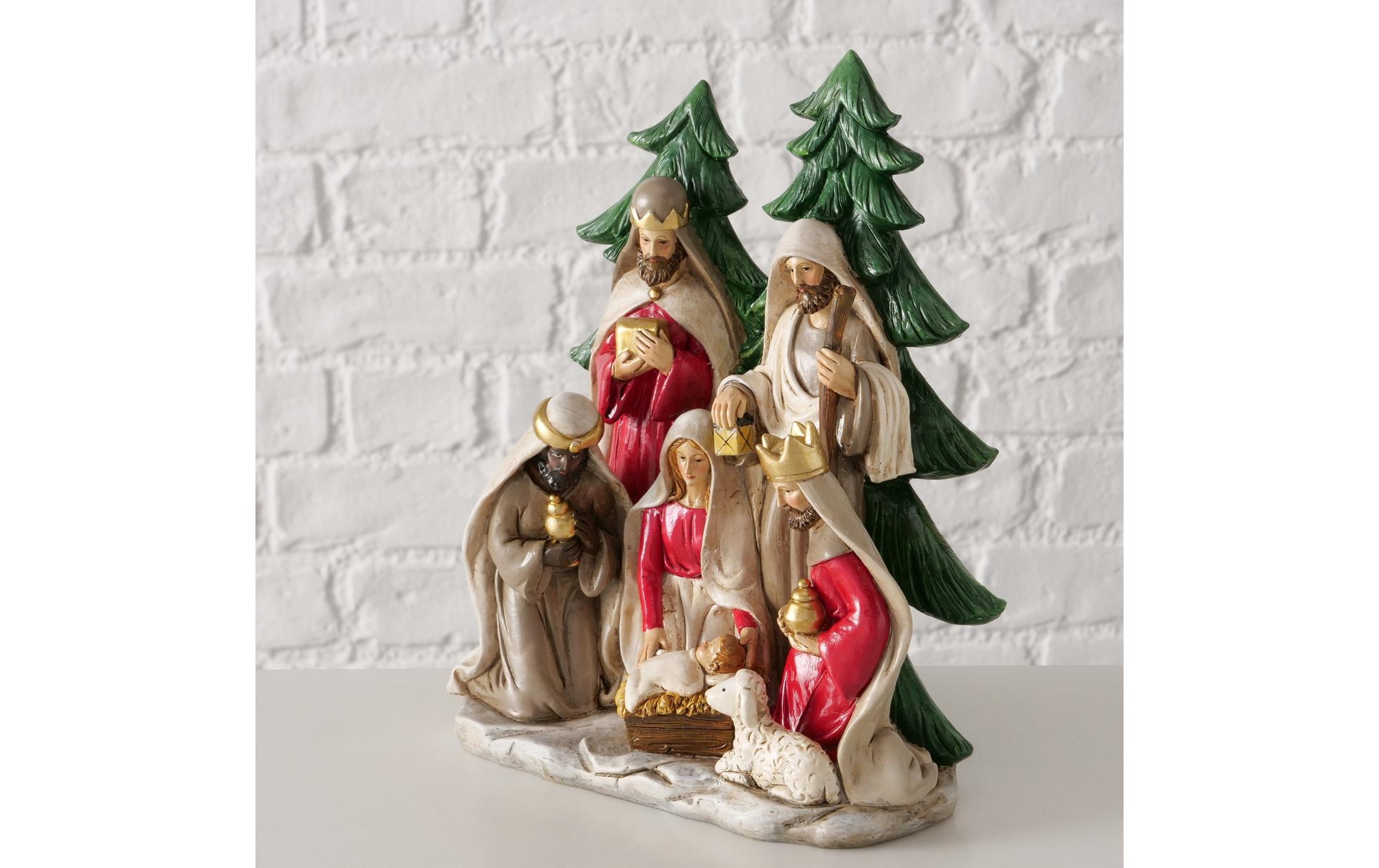 Boltze Krippe Bethanio Kunststoff, 21 x 26 cm