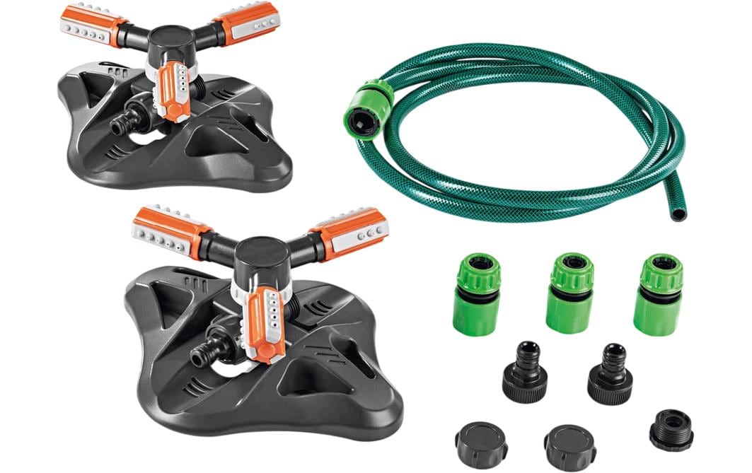 EASYmaxx 360°-Gartensprinkler - 2er-Set