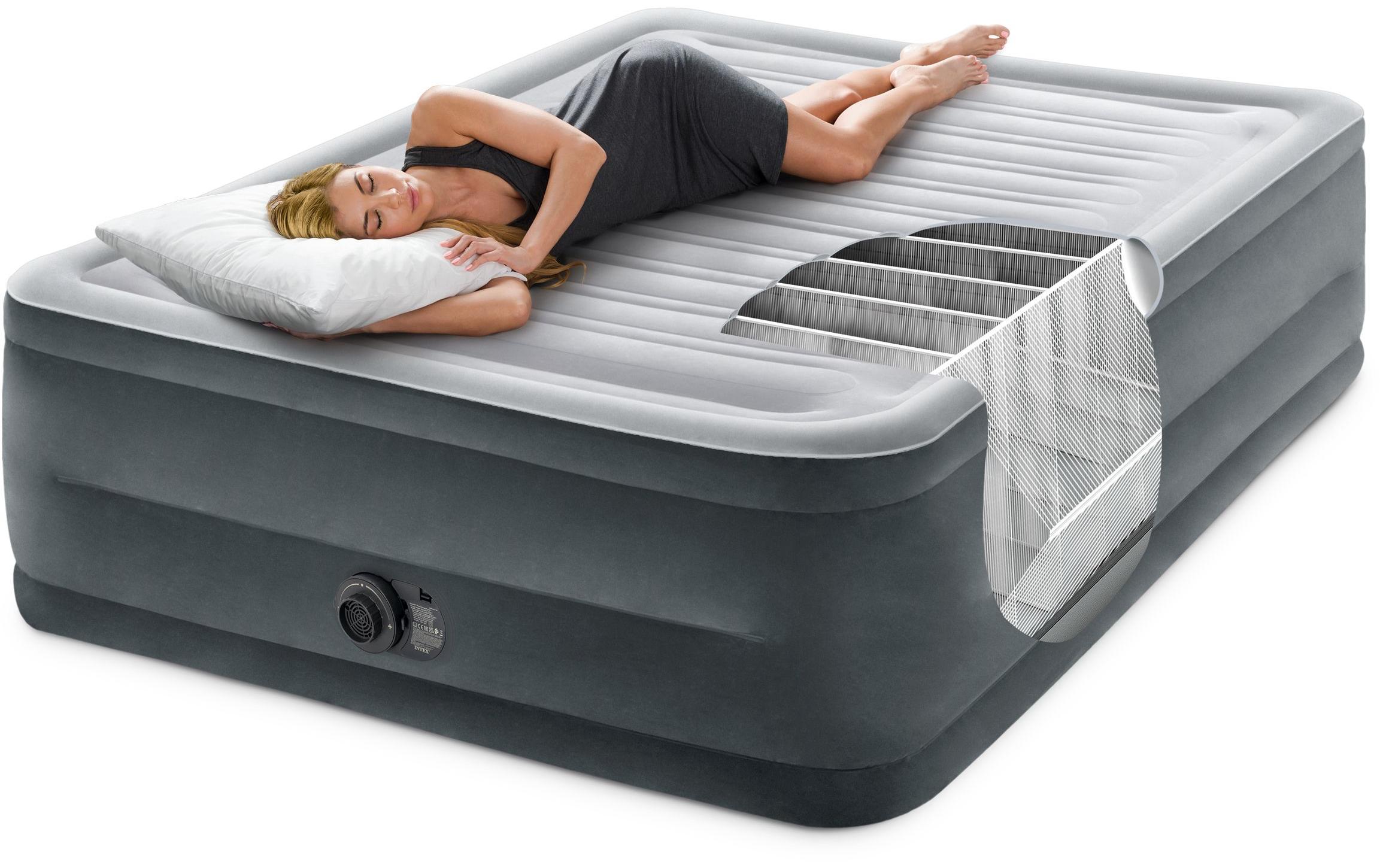 Intex Luftbett Dura Beam Deluxe Queen 152 x 203 x 56 cm