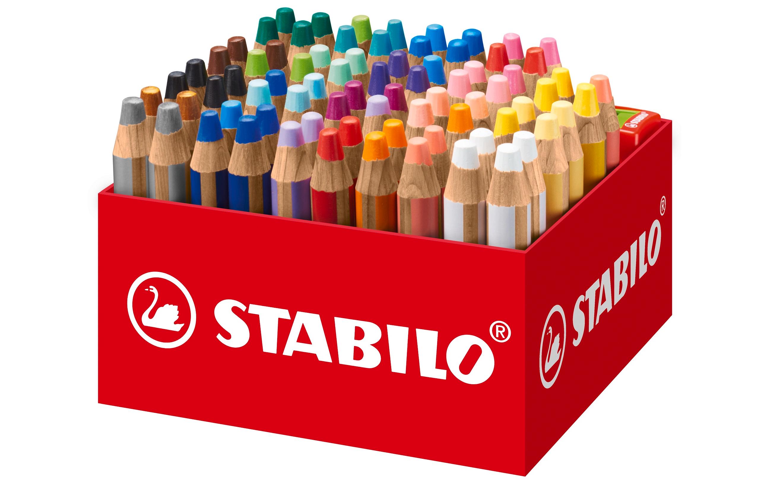 STABILO Farbstifte Woody 3 in 1 XL 76er Box