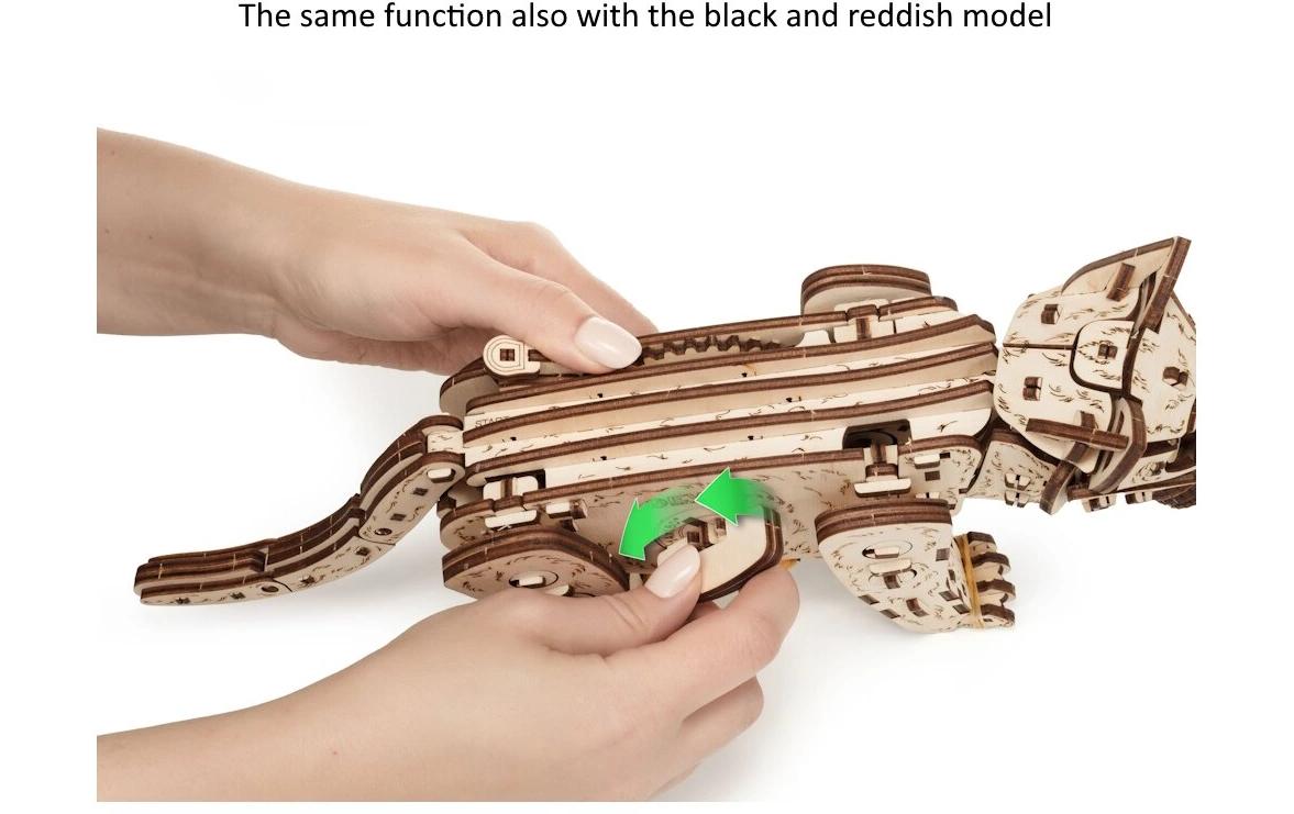 Eco-Wood-Art Bausatz Kätzchen Schwarz