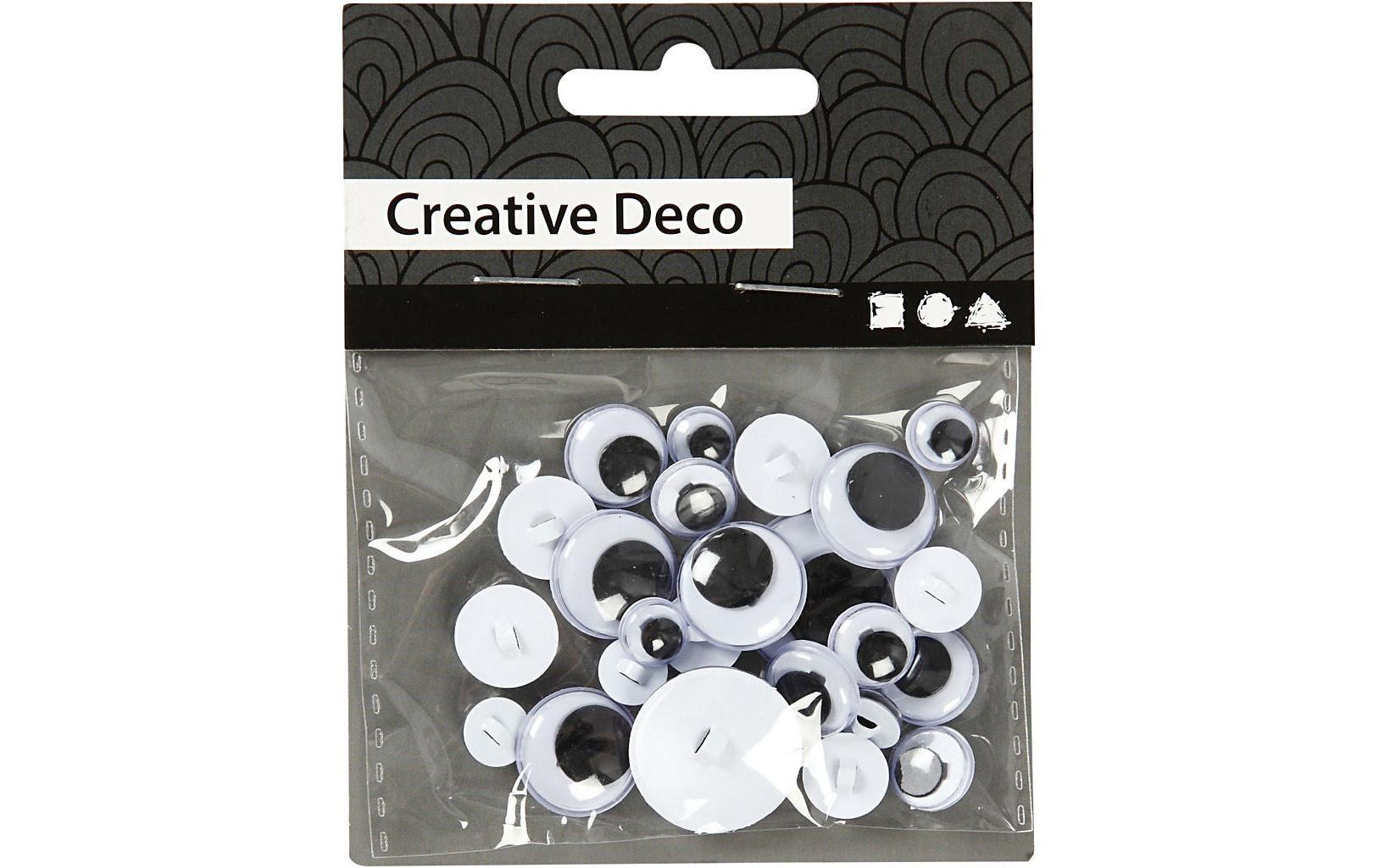 Creativ Company Wackelaugen Ø 8-20 mm 24 Stück Creativ Company Wackelaugen Ø 8-20 mm 24 Stück